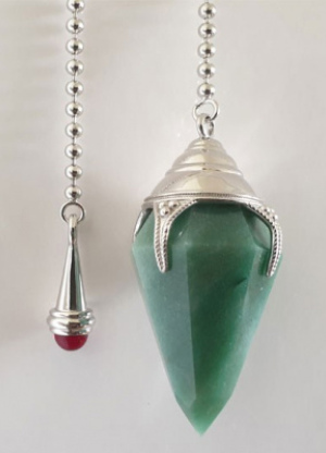 Article : Ésotérisme, Art Divinatoire : Pendule de la radiesthésie de la haute qualité gamme professionnelle pouvoir magique radionique : Pendule Le Machu Le jade.